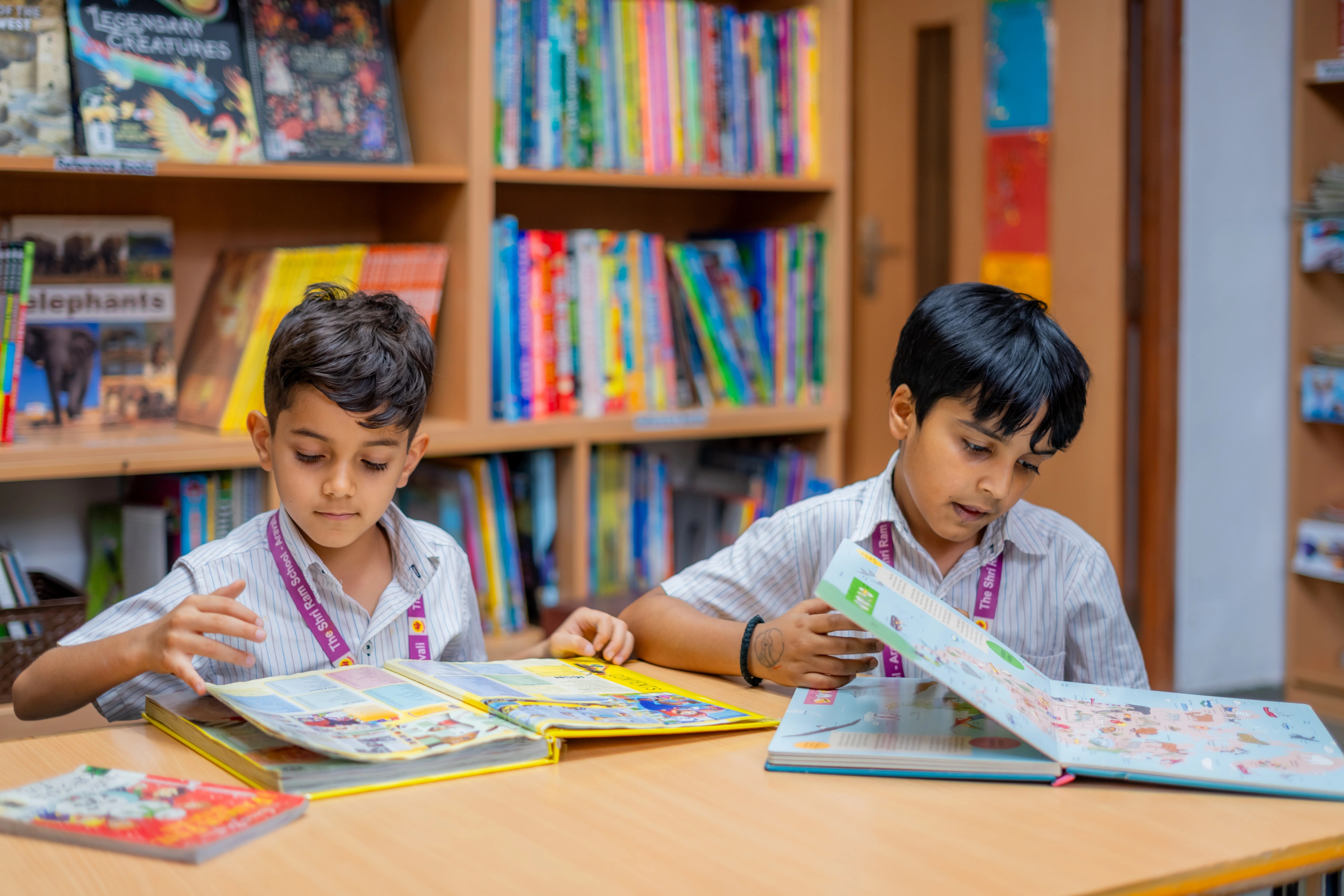 Junior School students in class at The Shri Ram School
