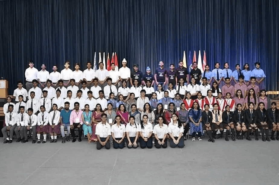 The Shri Ram School alumni group photograph