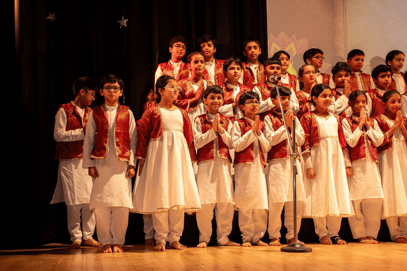 Students learning together in a classroom at The Shri Ram School