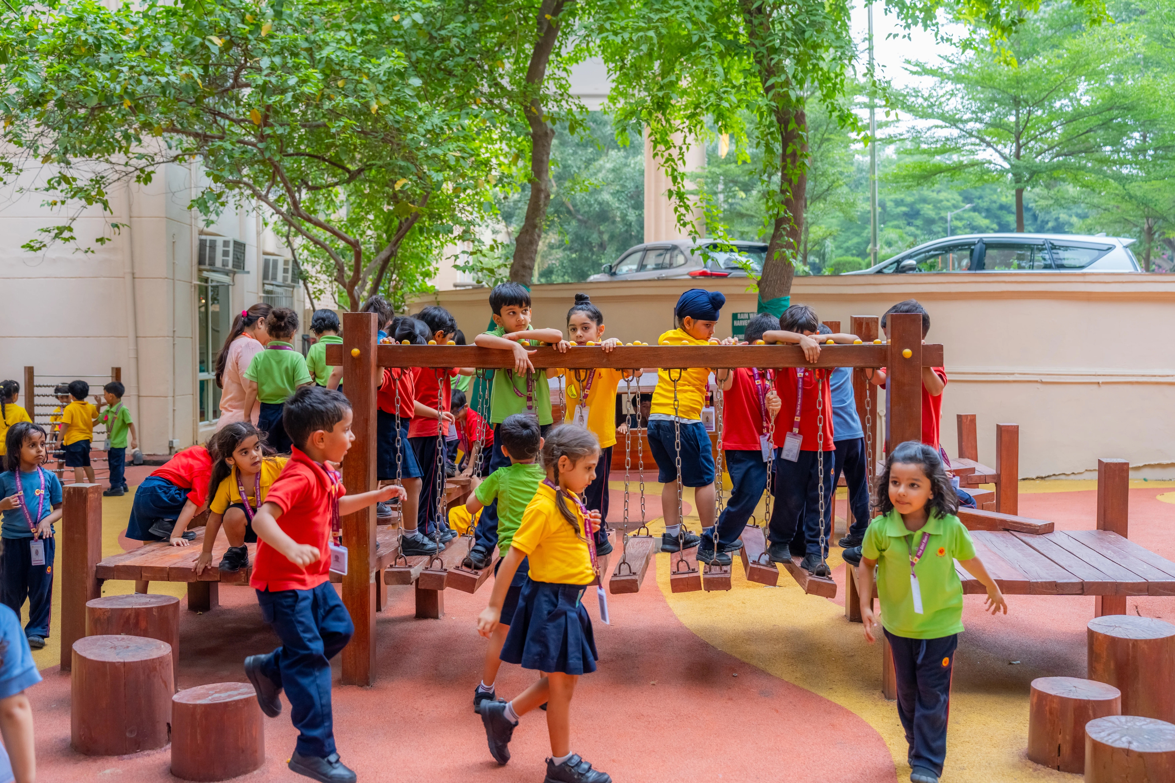 Elementary Years students at a school presentation