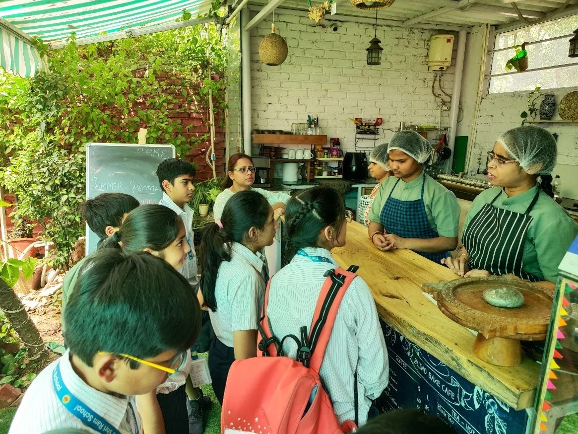 Students connecting with the community beyond the classroom at The Shri Ram School