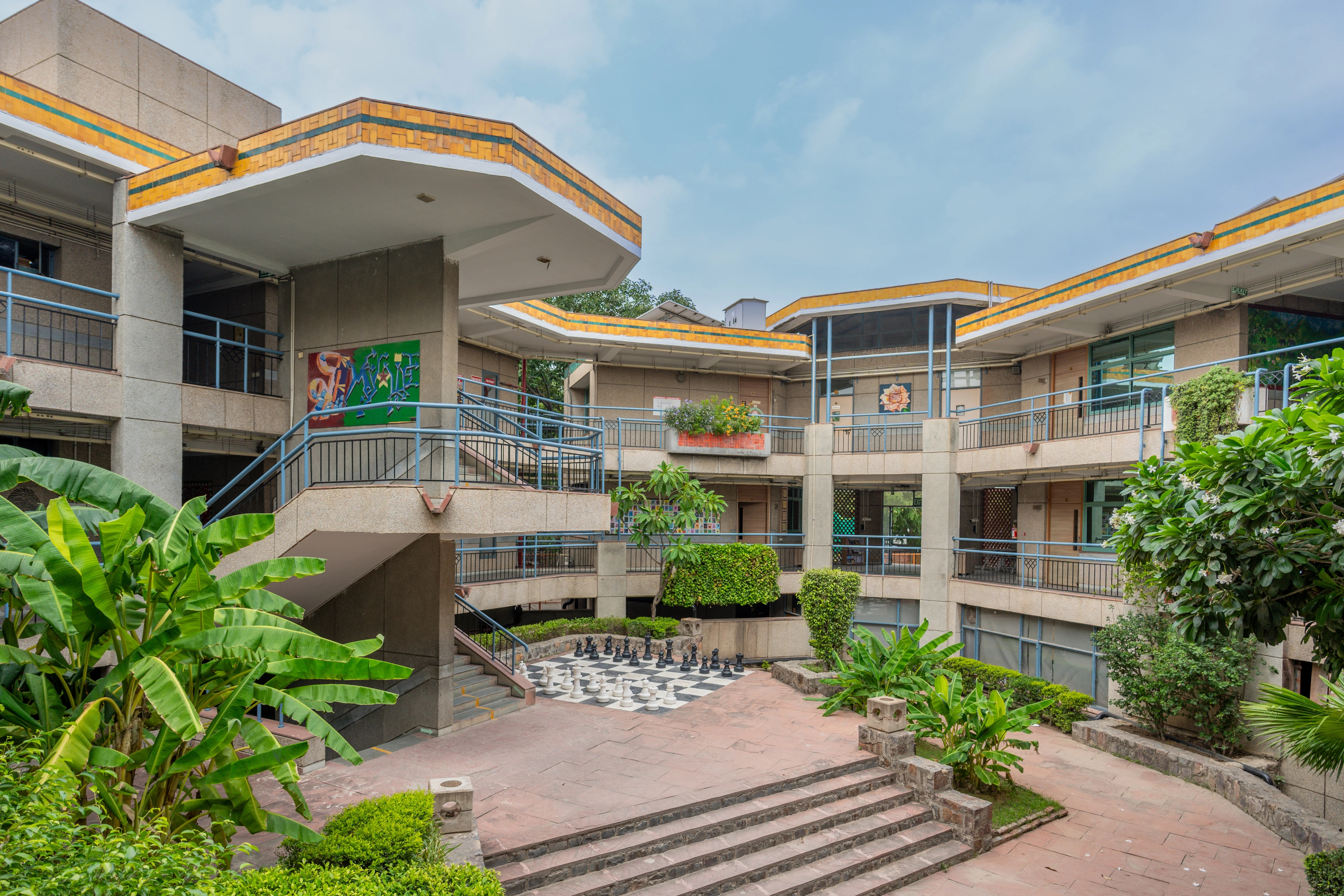 The secure campus of The Shri Ram School