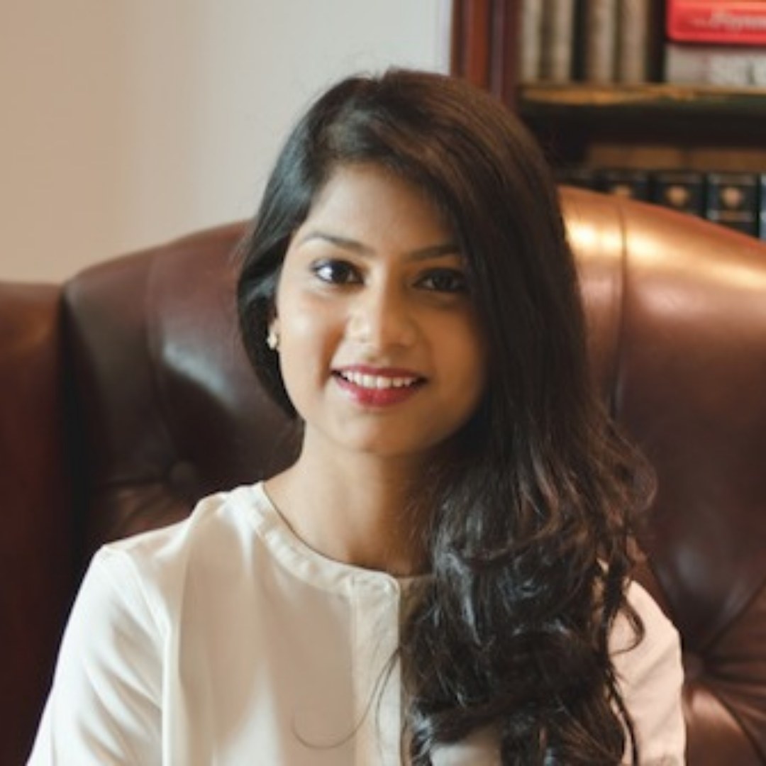 Portrait of Janhavi Navlakha Jain, TSRS Alumni Board Member